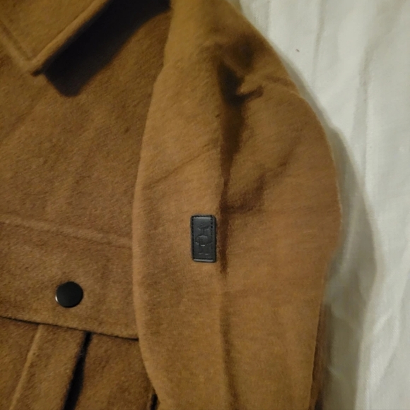 Smartwool  Anchor Line Wool Blend Snap Shacket Men's Size medium color Rust - Picture 4 of 11